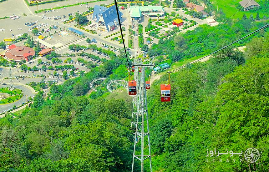 visiting a 700-year-old forest from Namak Abroud cable car